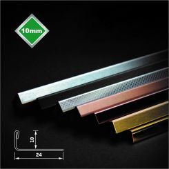 10MM  L SHAPE BOUTIQUE RANGE S/STEEL