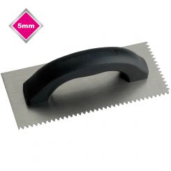 ECONOMY STEEL 'V' NOTCHED ECONOMY TROWEL