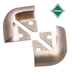 STAINLESS STEEL EFFECT TRADE TRIM CORNERS