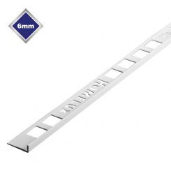 JOLLY L SHAPE TRIM 6MM WHITE