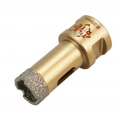 20MM M14 GOLD BRAZED DIAMOND DRILL BIT