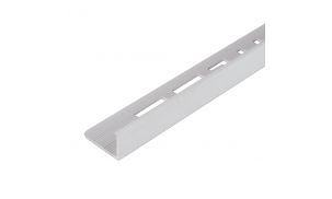 12mm L Shape Textured White