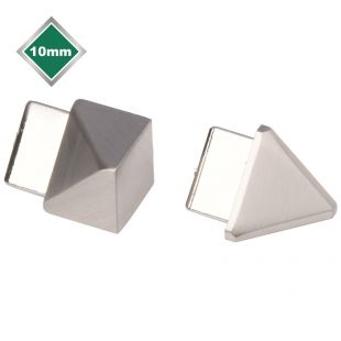10MM S/STEEL EFFECT EXTERNAL TRIANGULAR CORNER