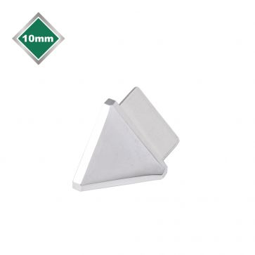 10MM SILVER EXTERNAL TRIANGULAR CORNER