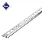 6MM QUADRANT TILE EDGING SILVER
